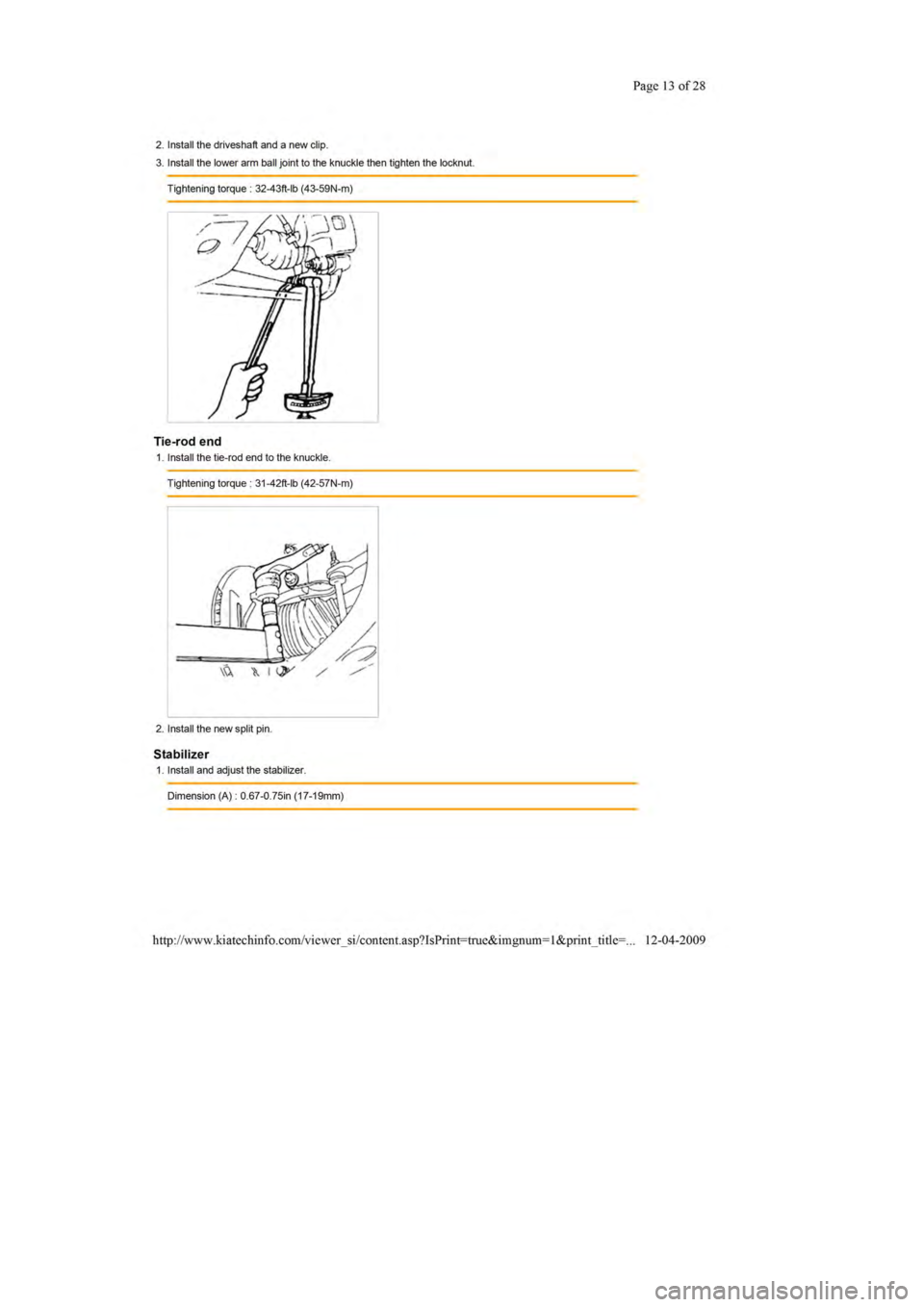 KIA SEPHIA 1996  Workshop Manual 
