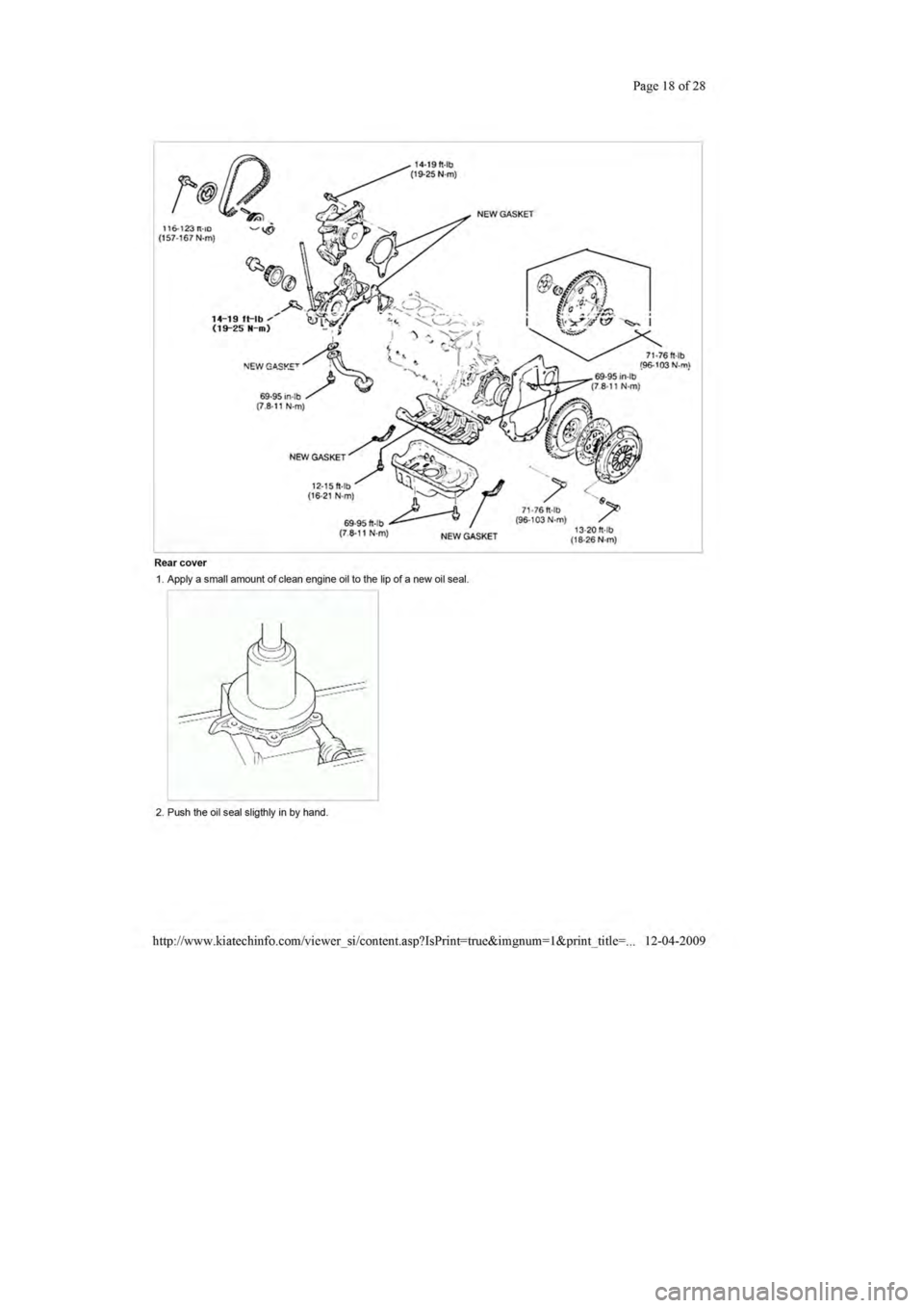 KIA SEPHIA 1996  Workshop Manual 