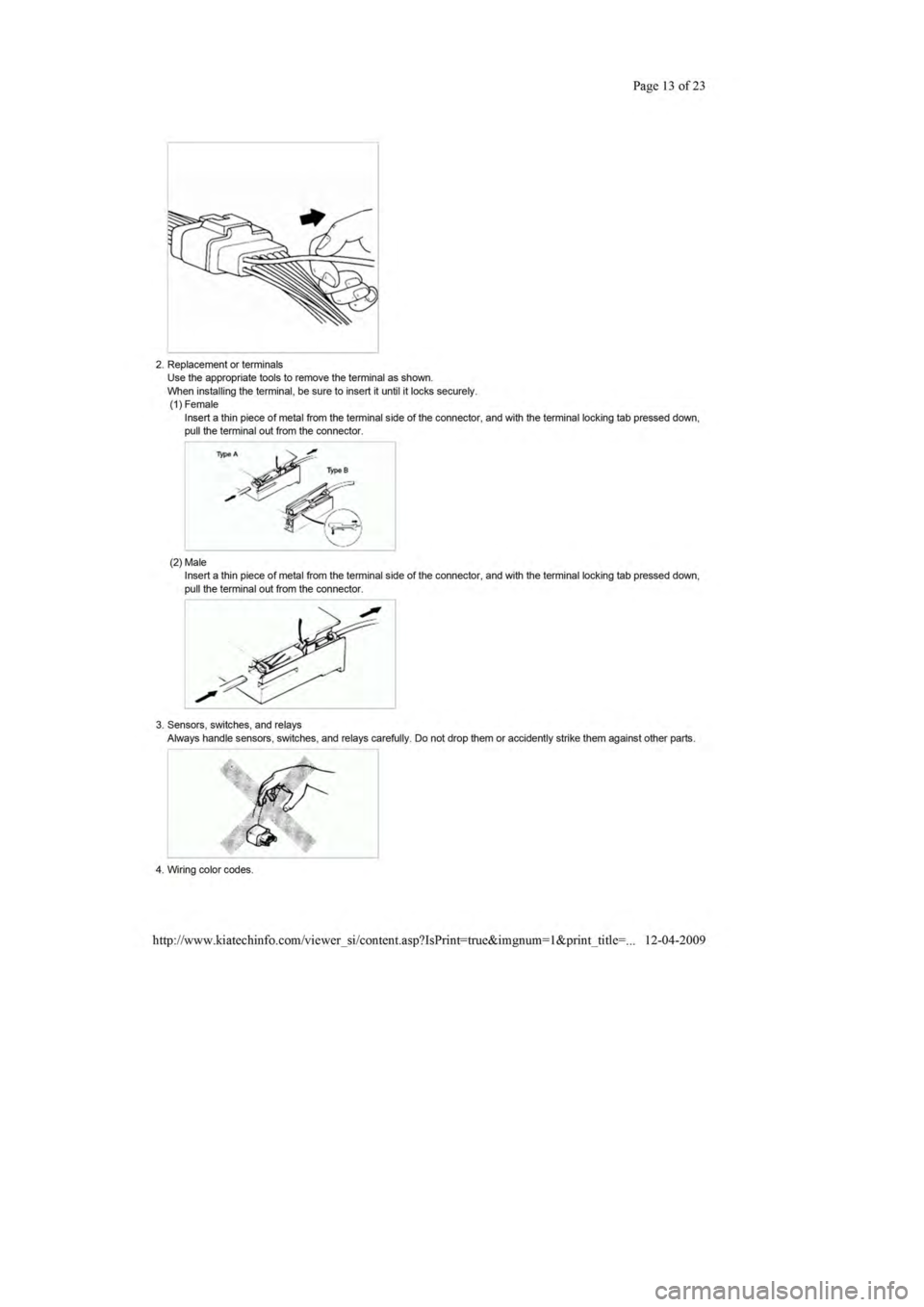 KIA SEPHIA 1996  Workshop Manual 