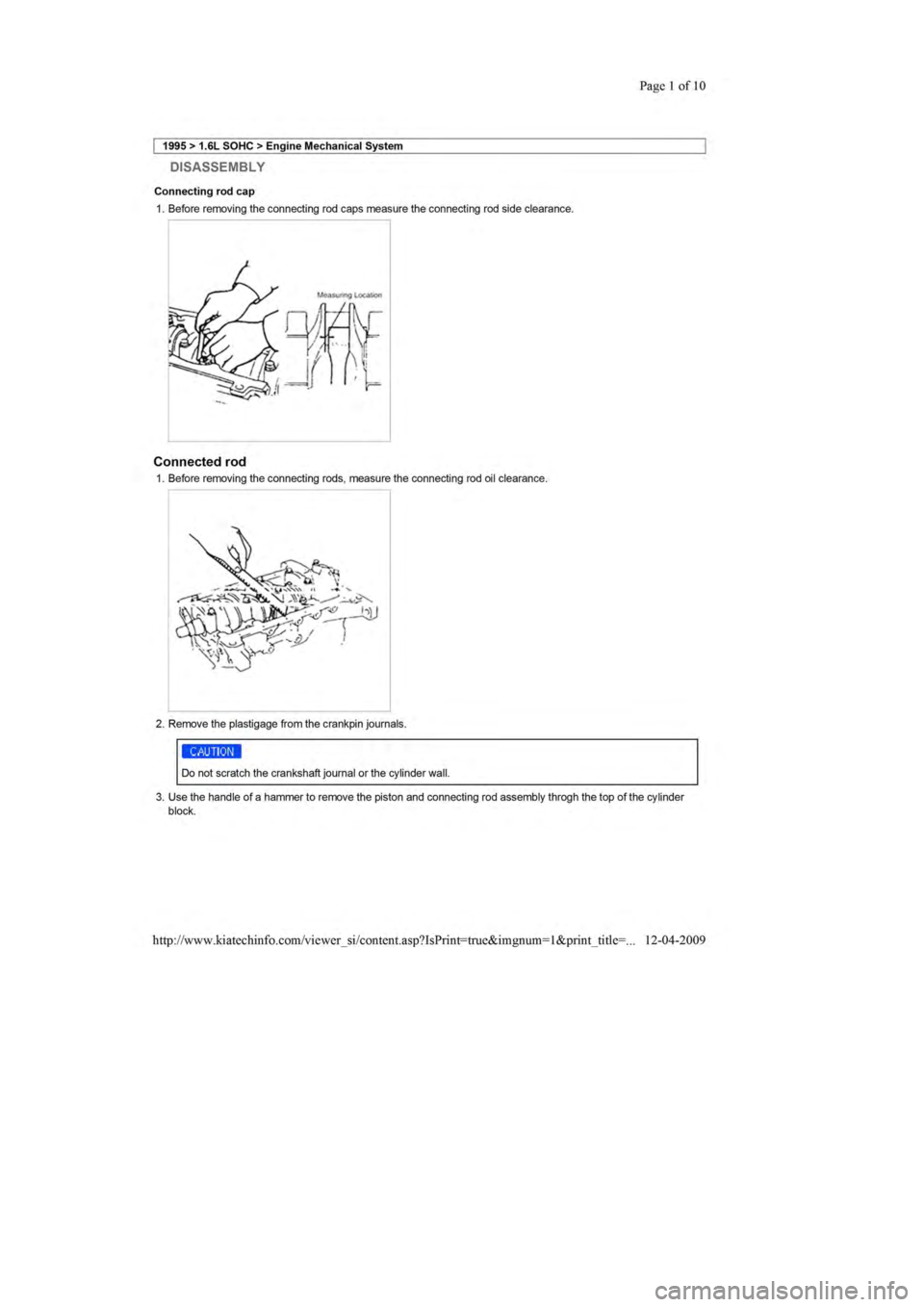 KIA SEPHIA 1996  Workshop Manual 