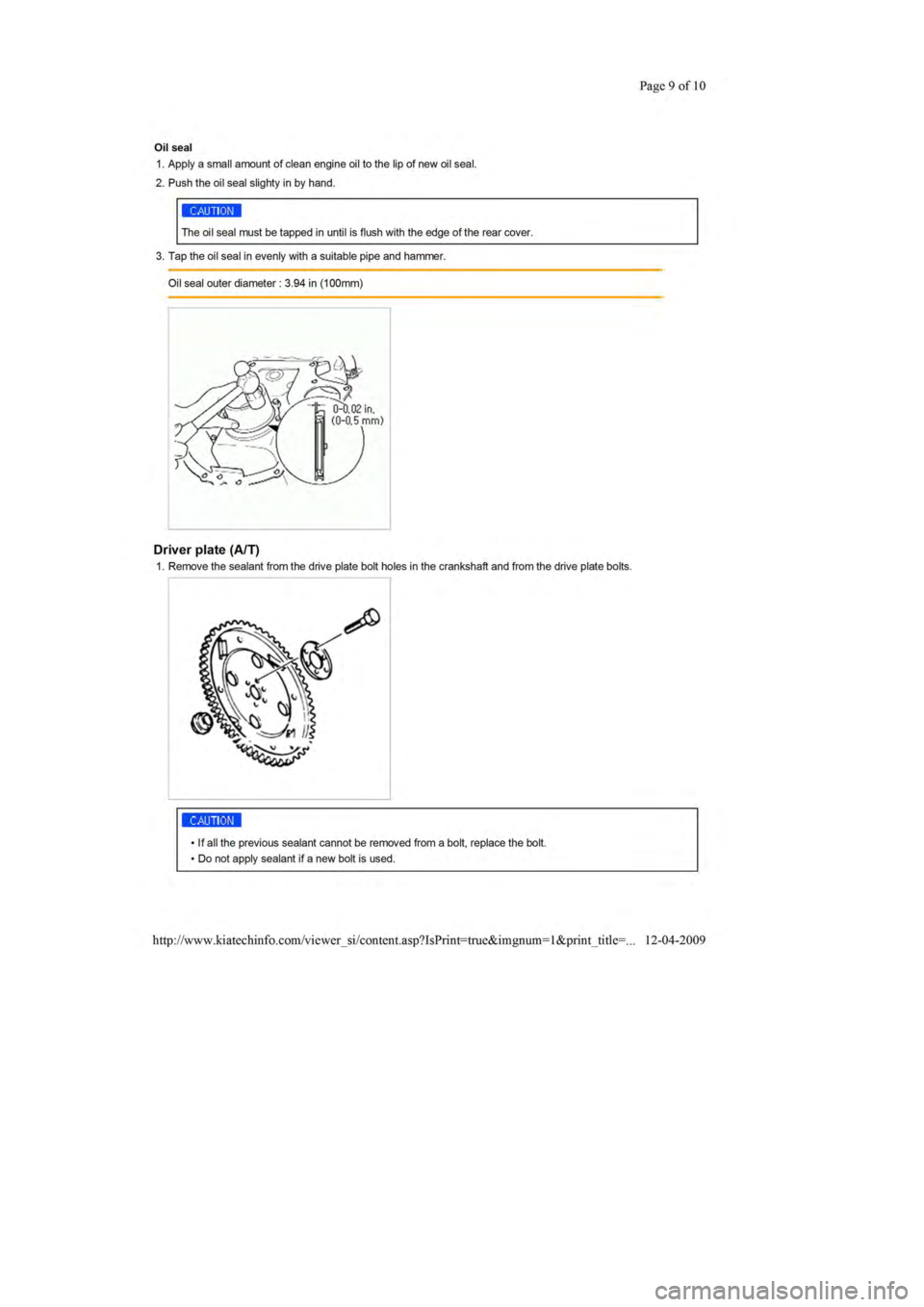 KIA SEPHIA 1996  Workshop Manual 