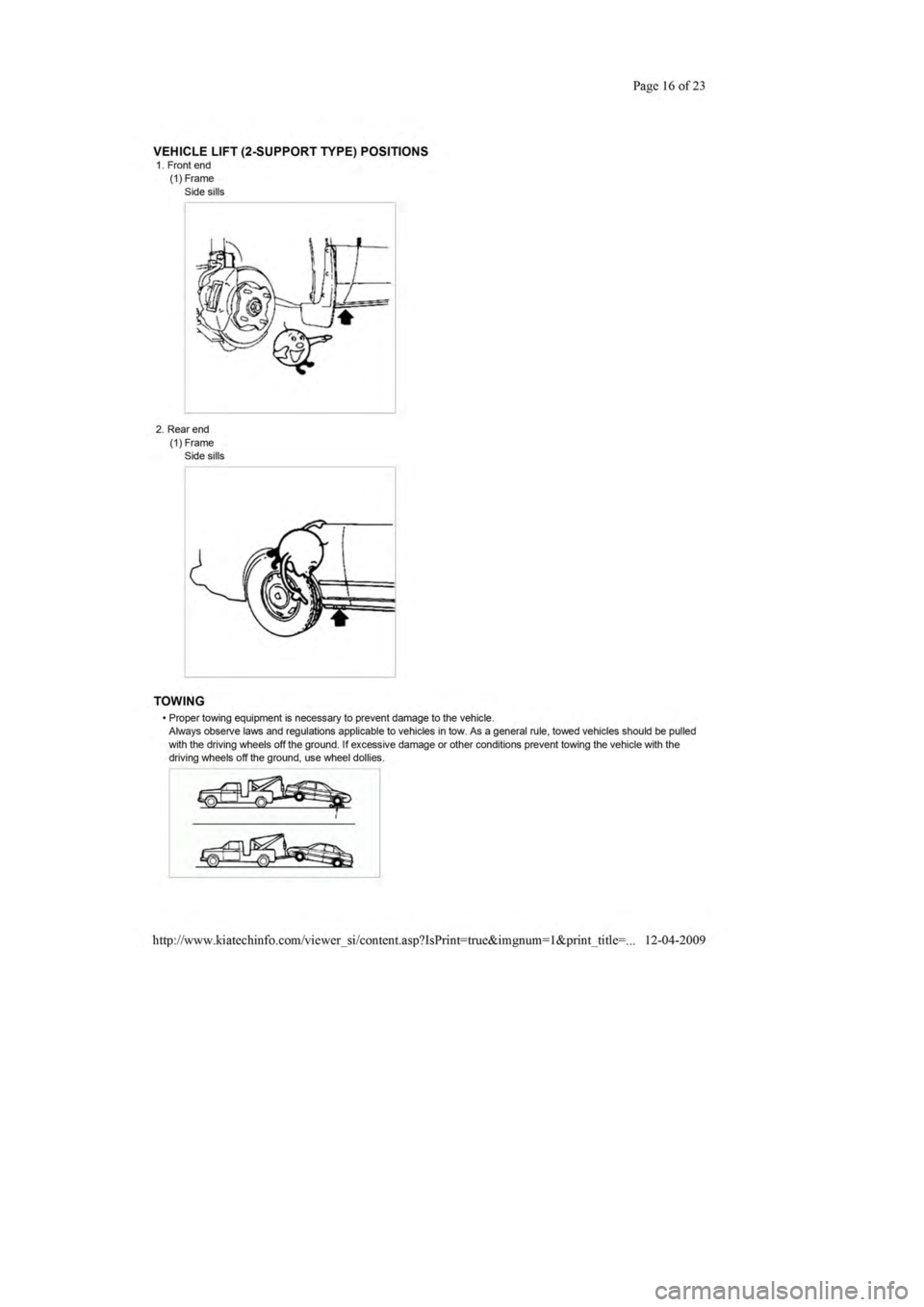 KIA SEPHIA 1996  Workshop Manual 
