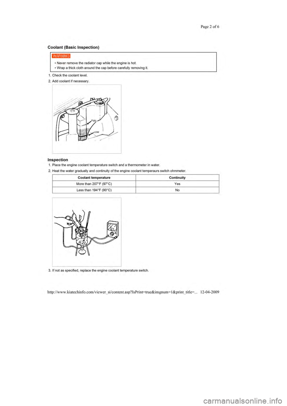 KIA SEPHIA 1996  Workshop Manual 
