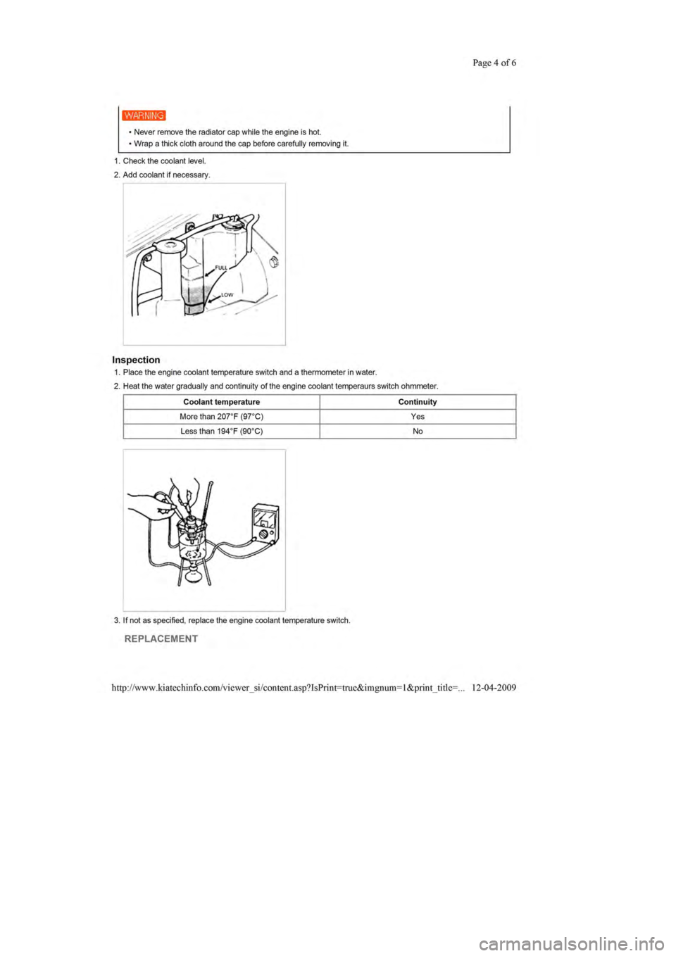 KIA SEPHIA 1996  Workshop Manual 