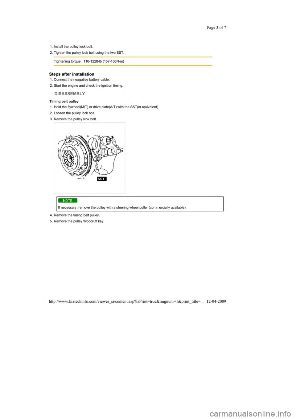 KIA SEPHIA 1996  Workshop Manual 