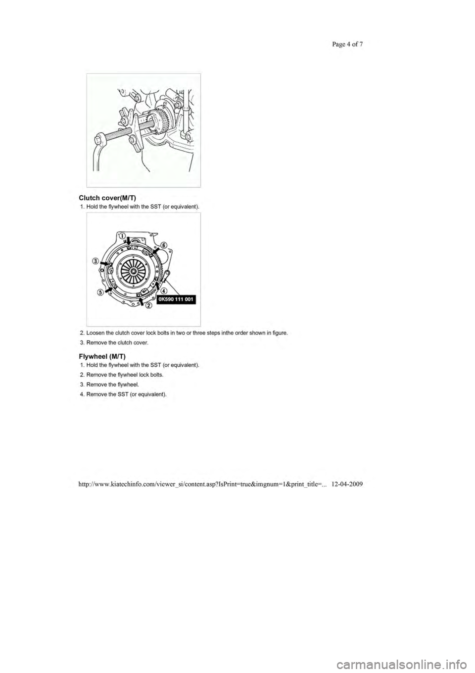 KIA SEPHIA 1996  Workshop Manual 