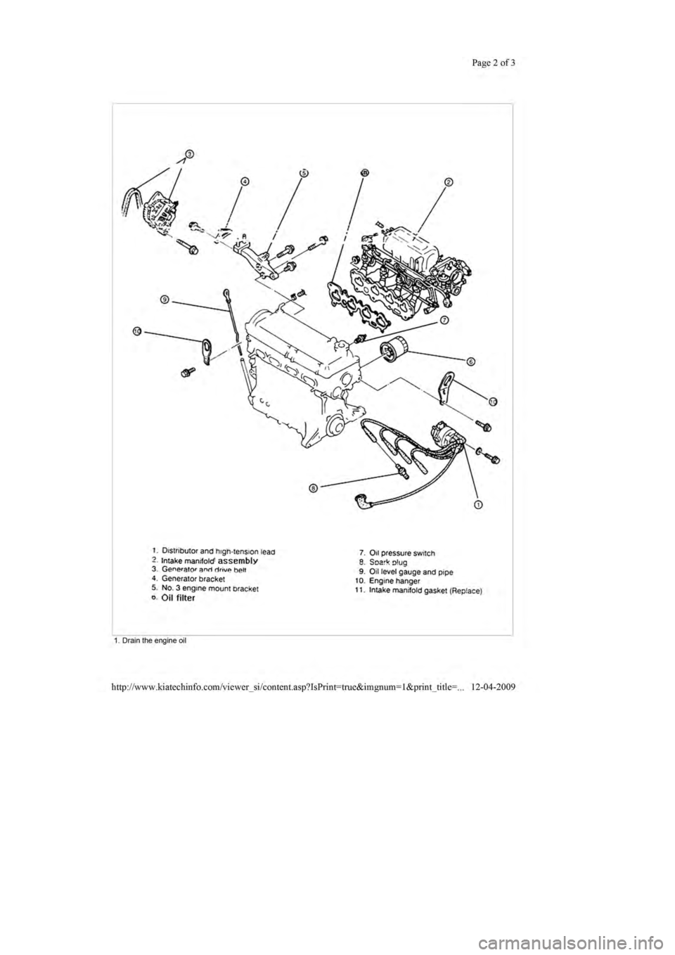 KIA SEPHIA 1996  Workshop Manual 