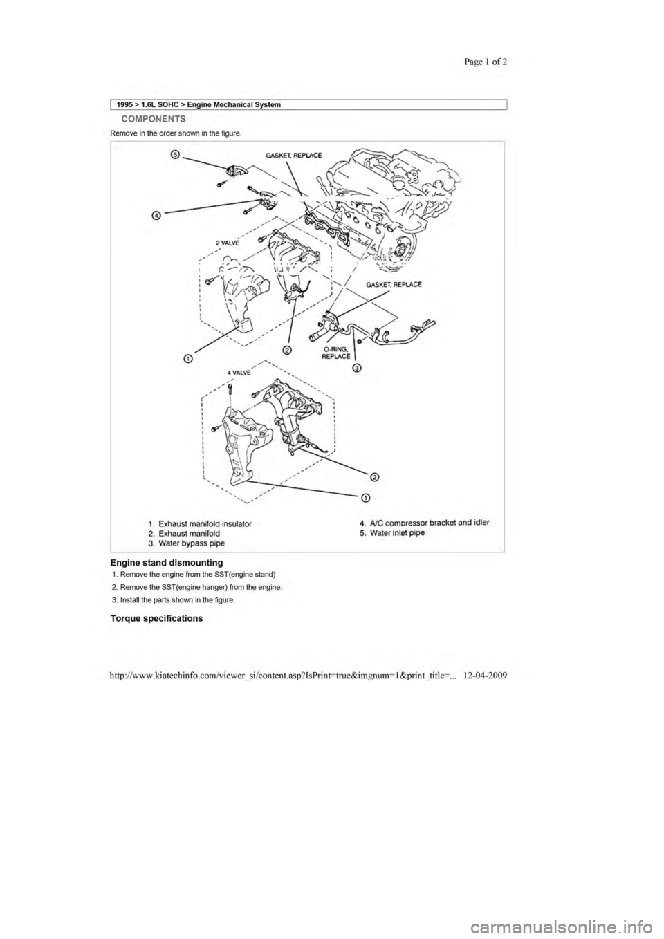 KIA SEPHIA 1996  Workshop Manual 