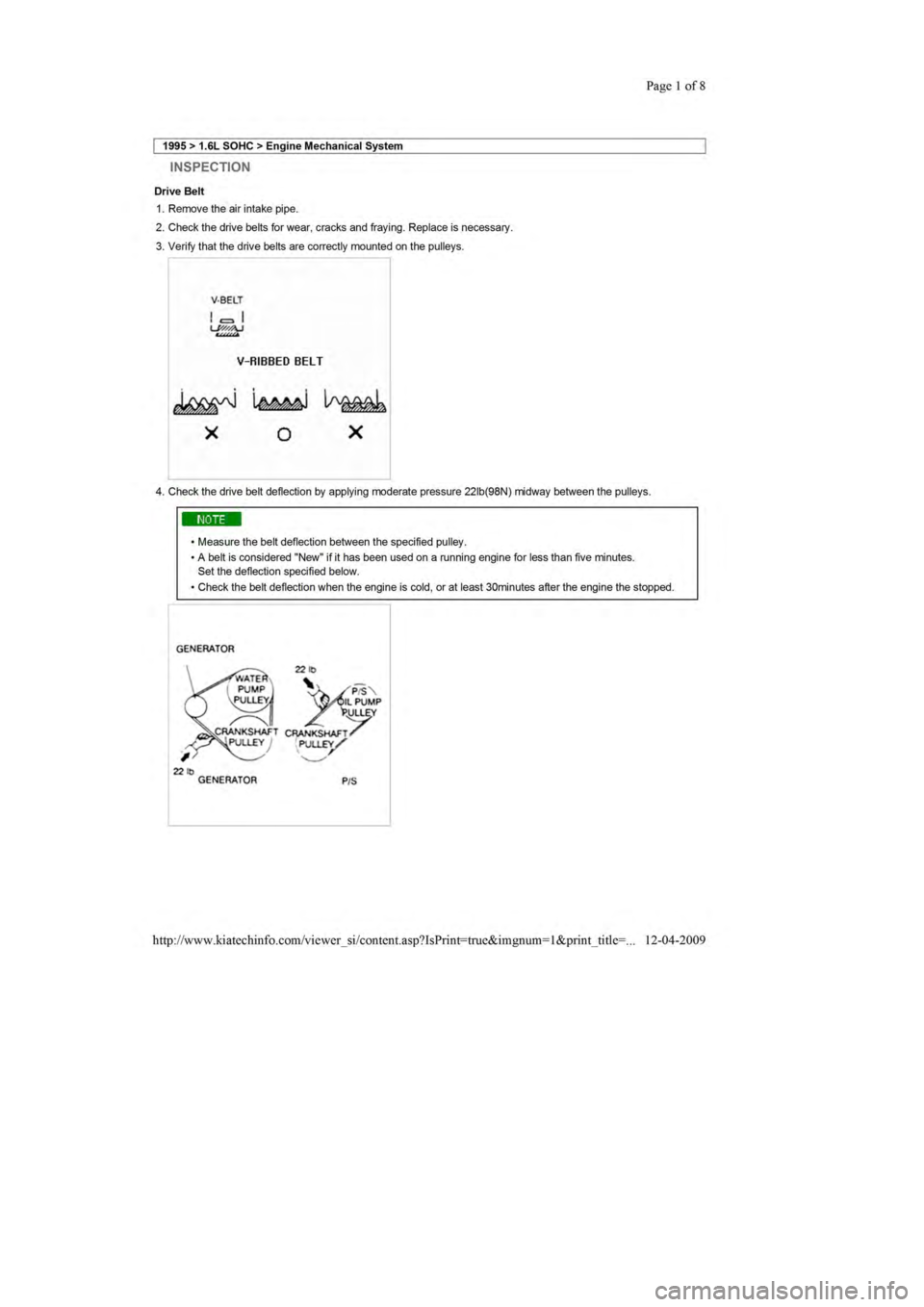KIA SEPHIA 1996  Workshop Manual 