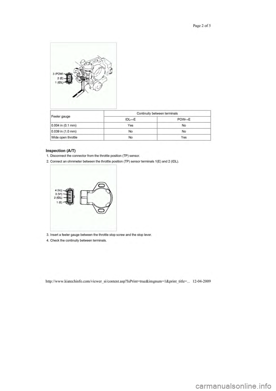 KIA SEPHIA 1996  Workshop Manual 