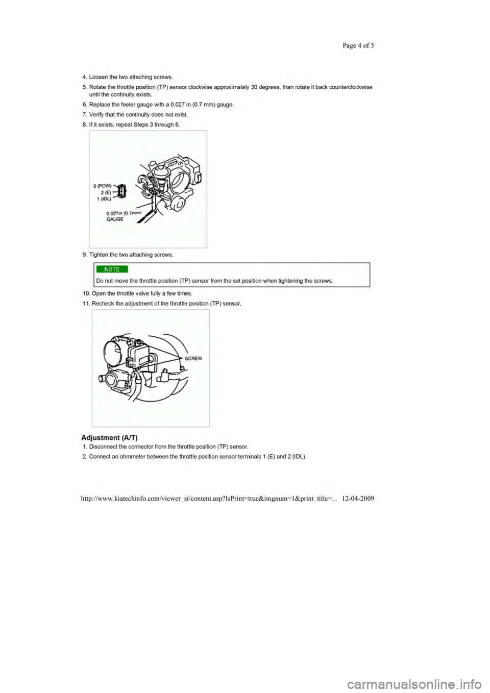 KIA SEPHIA 1996  Workshop Manual 