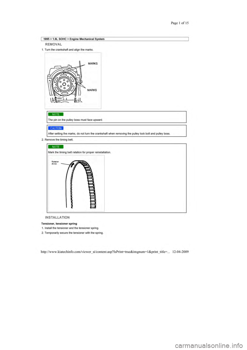 KIA SEPHIA 1996  Workshop Manual 