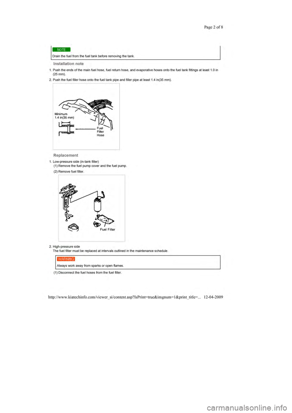 KIA SEPHIA 1996  Workshop Manual 