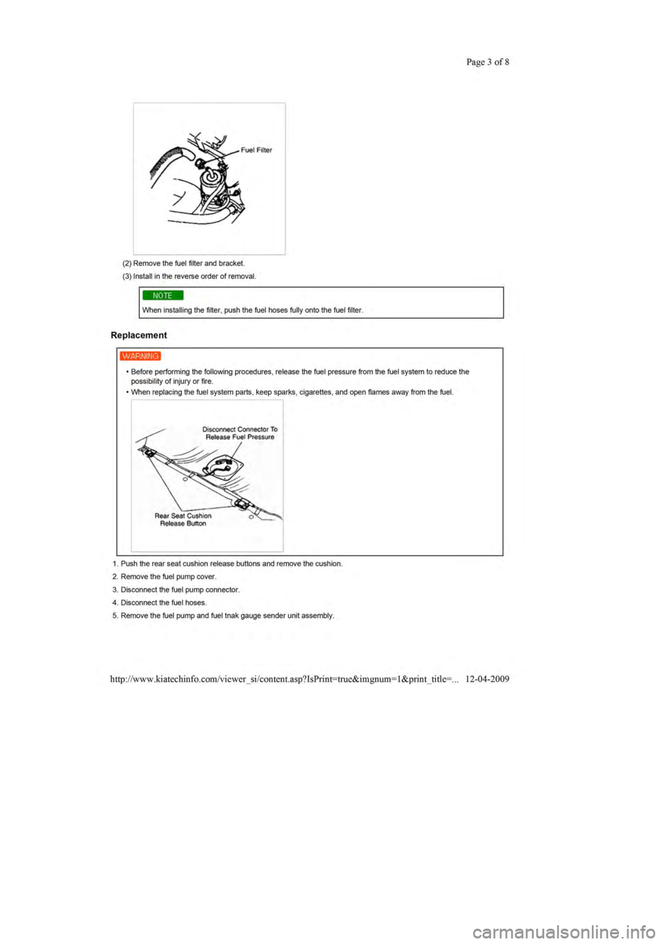 KIA SEPHIA 1996  Workshop Manual 