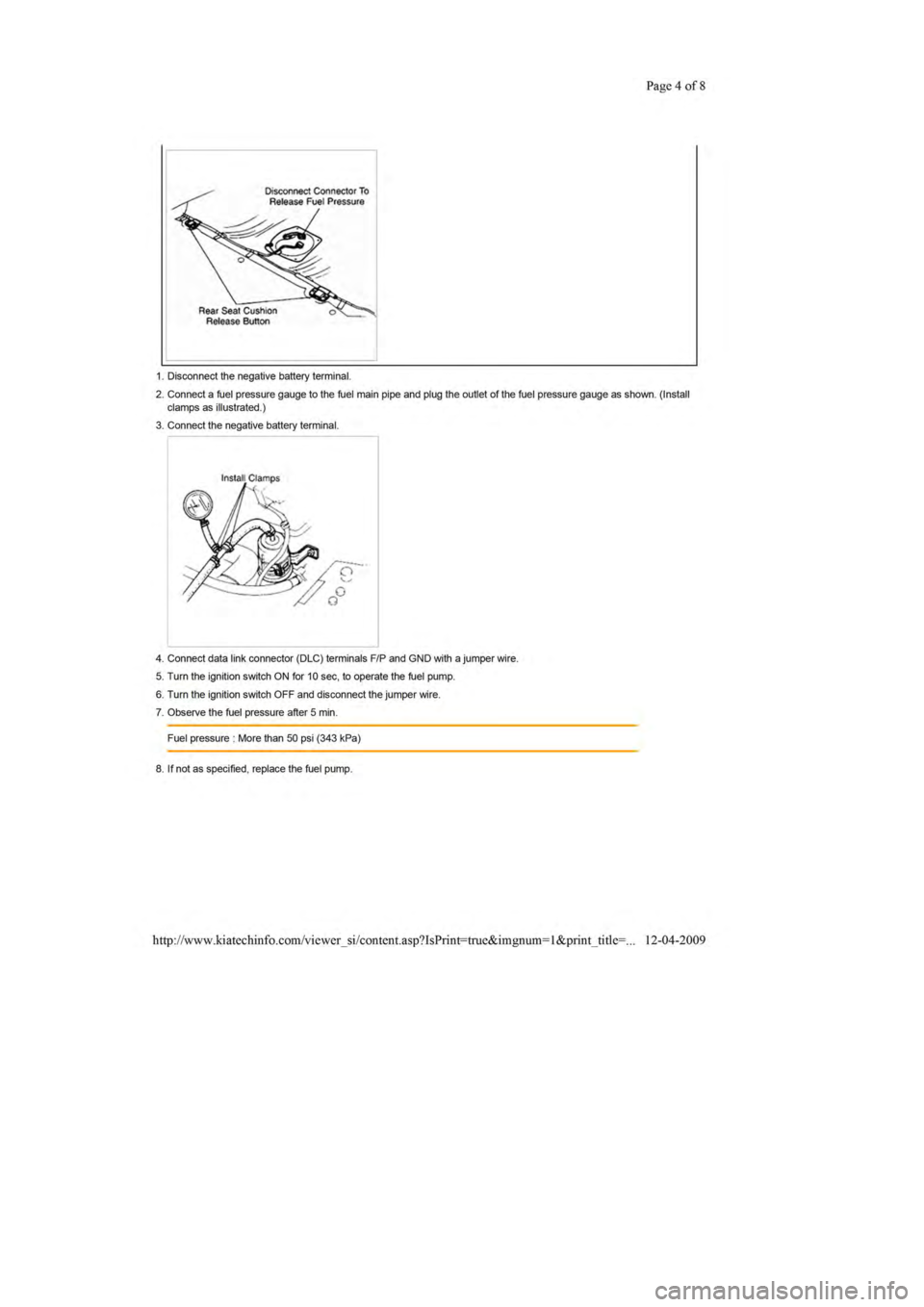 KIA SEPHIA 1996  Workshop Manual 