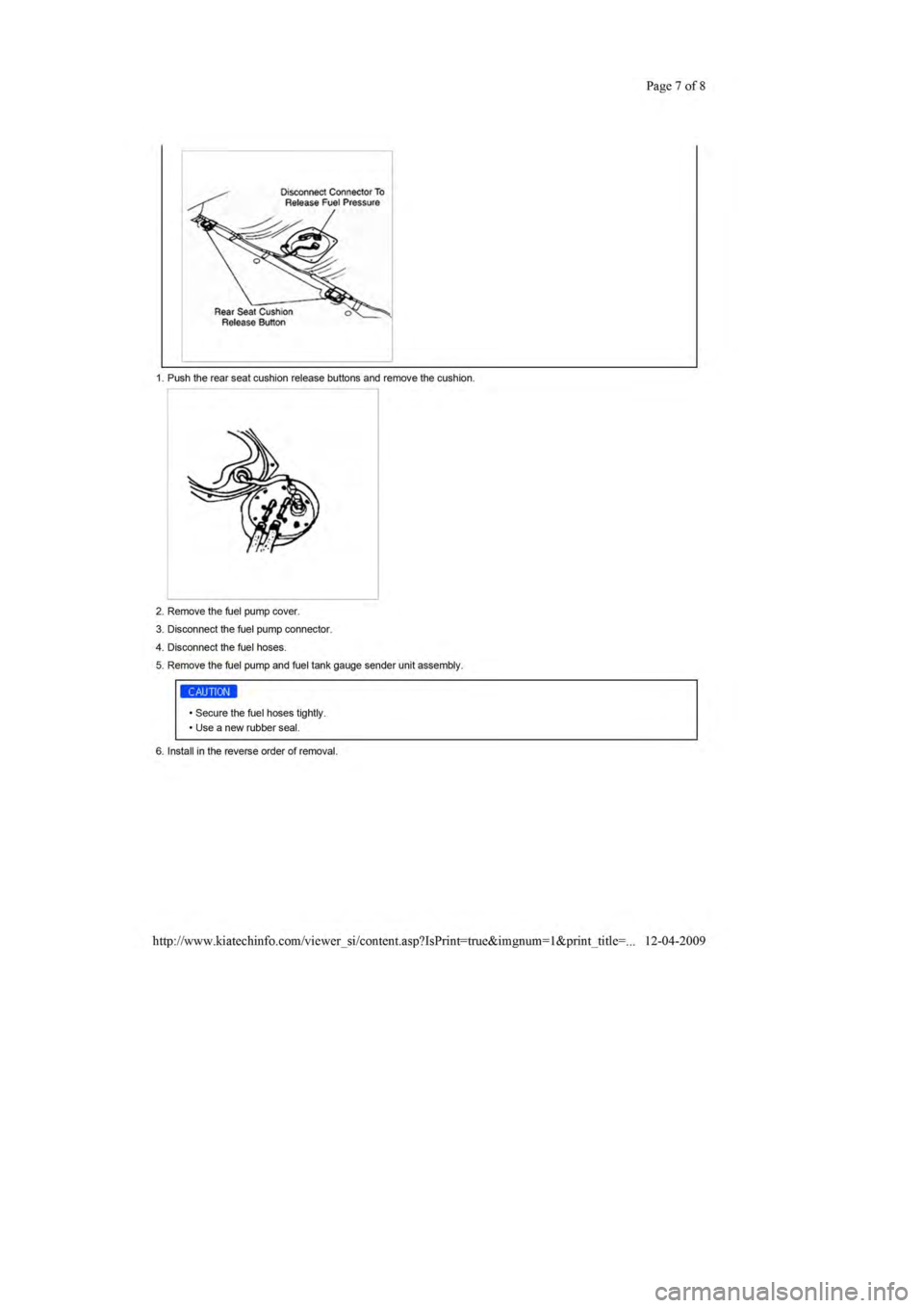 KIA SEPHIA 1996  Workshop Manual 
