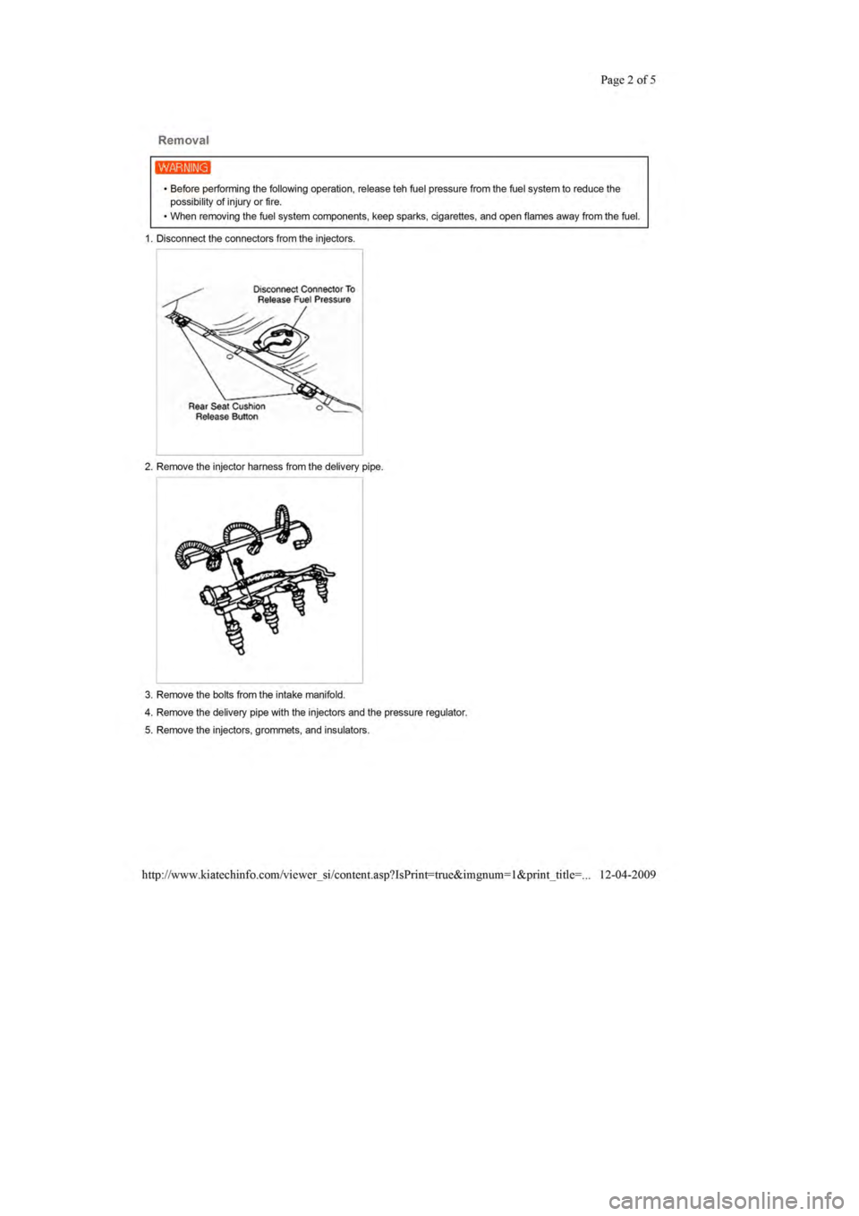 KIA SEPHIA 1996  Workshop Manual 