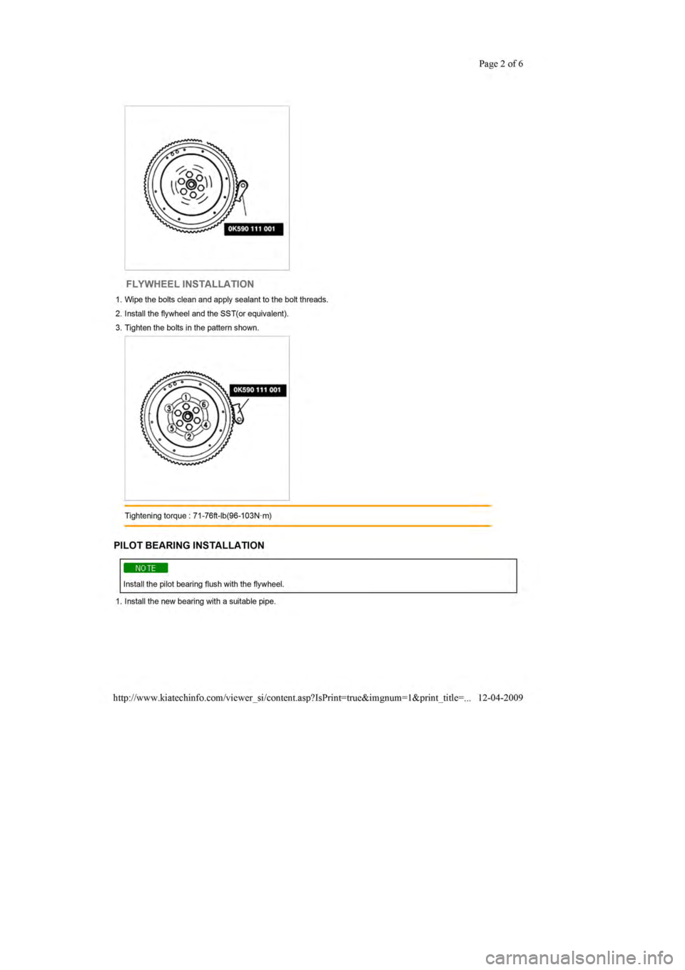 KIA SEPHIA 1996  Workshop Manual 