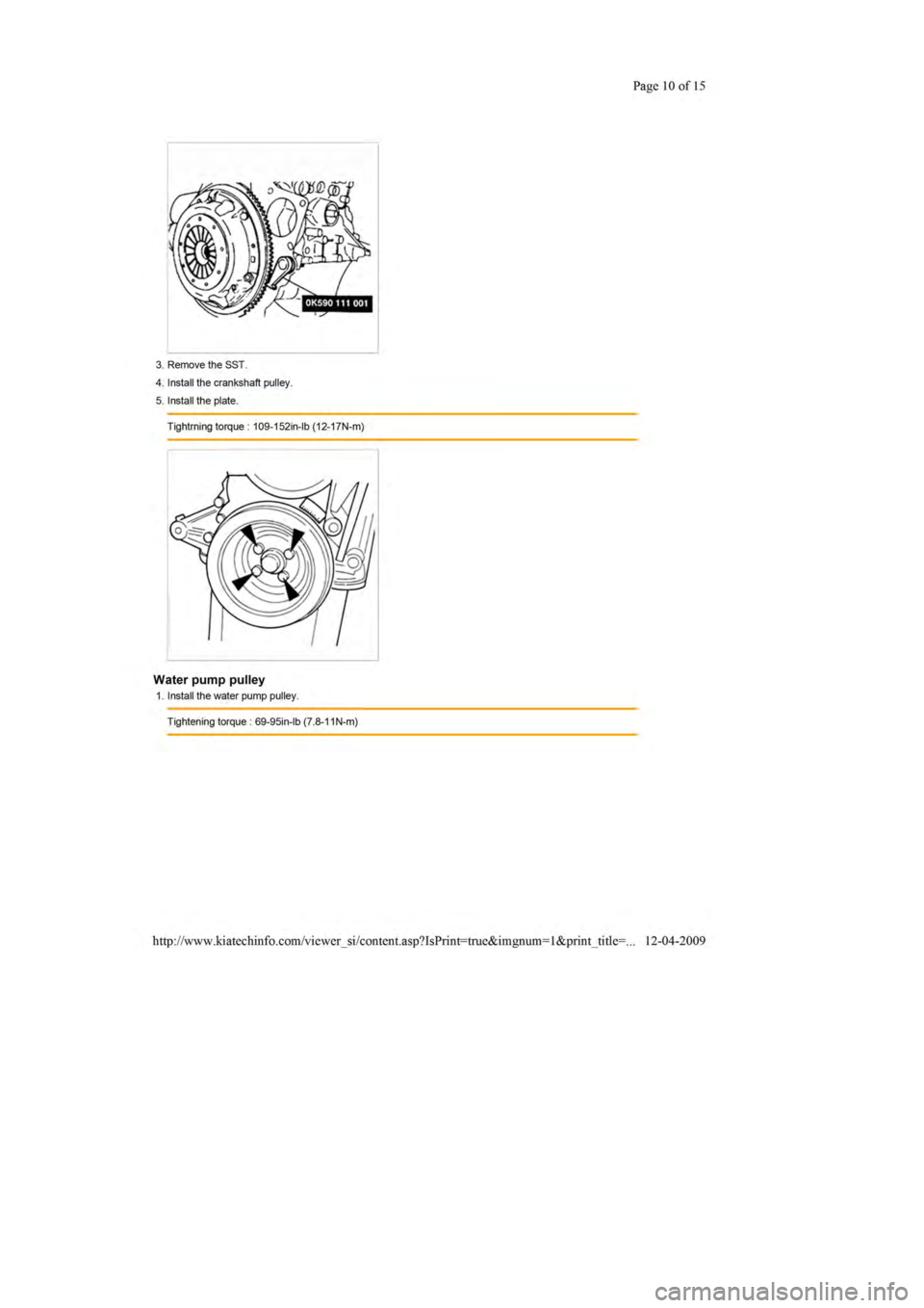 KIA SEPHIA 1996  Workshop Manual 