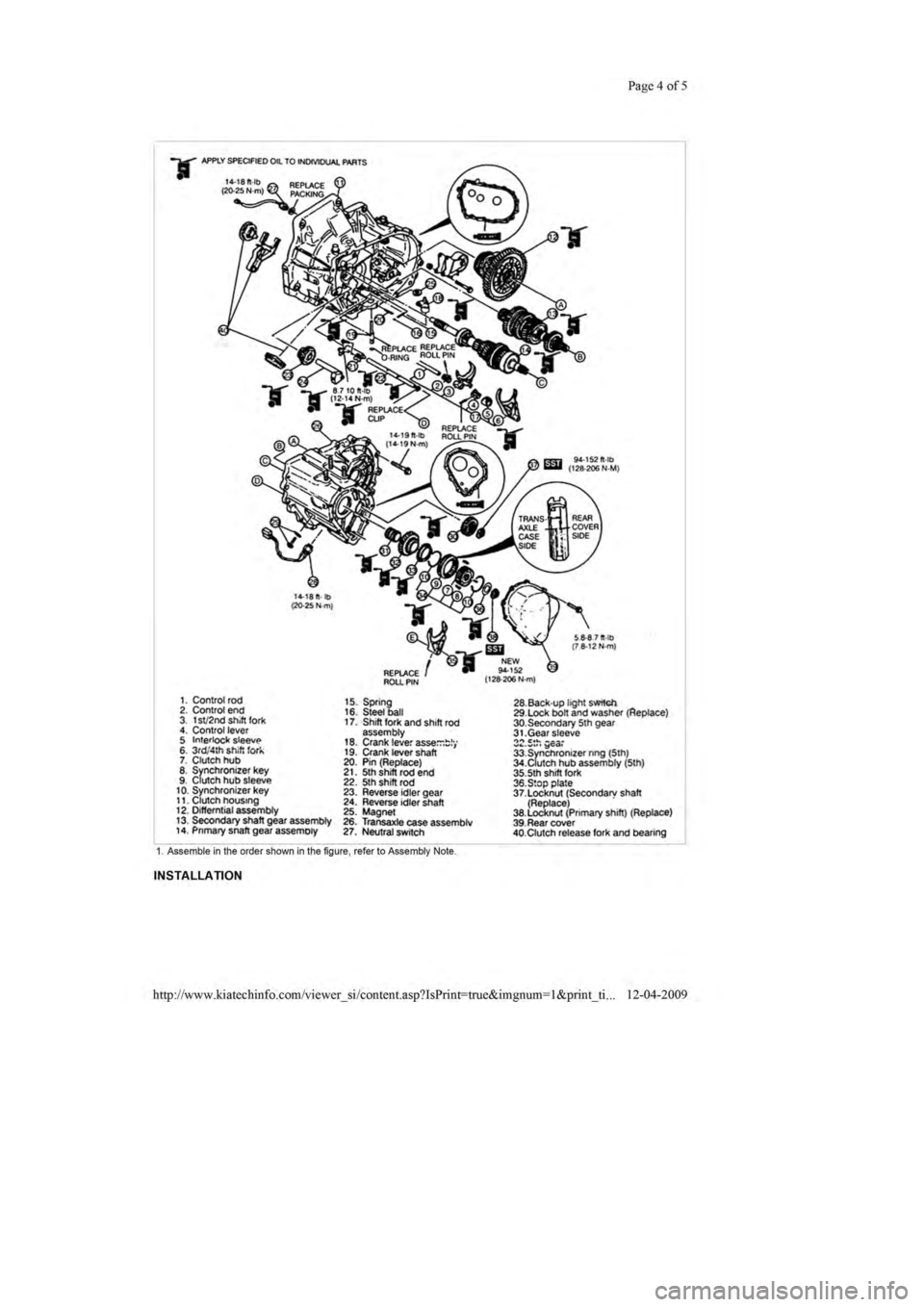 KIA SEPHIA 1996  Workshop Manual 