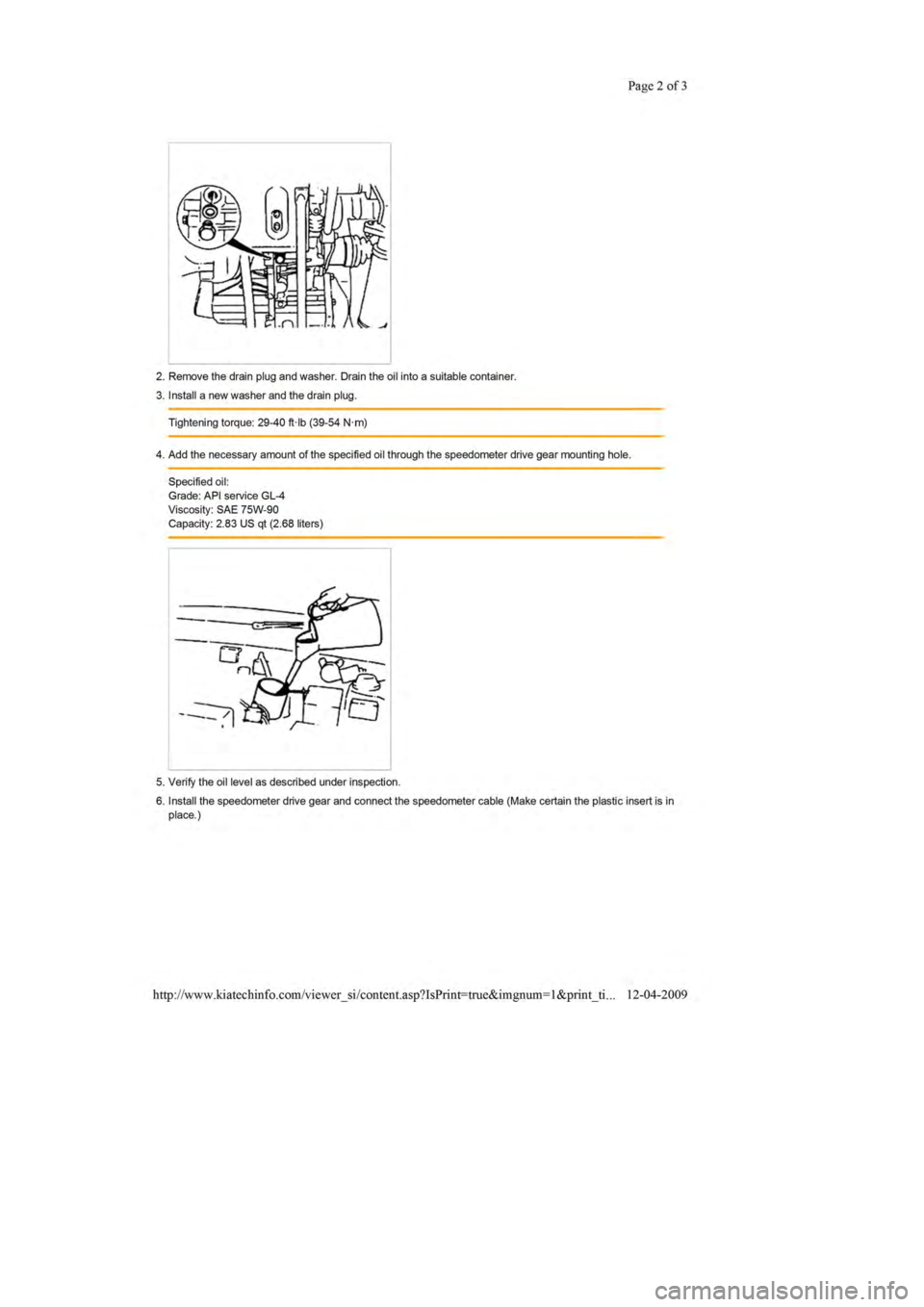 KIA SEPHIA 1996  Workshop Manual 