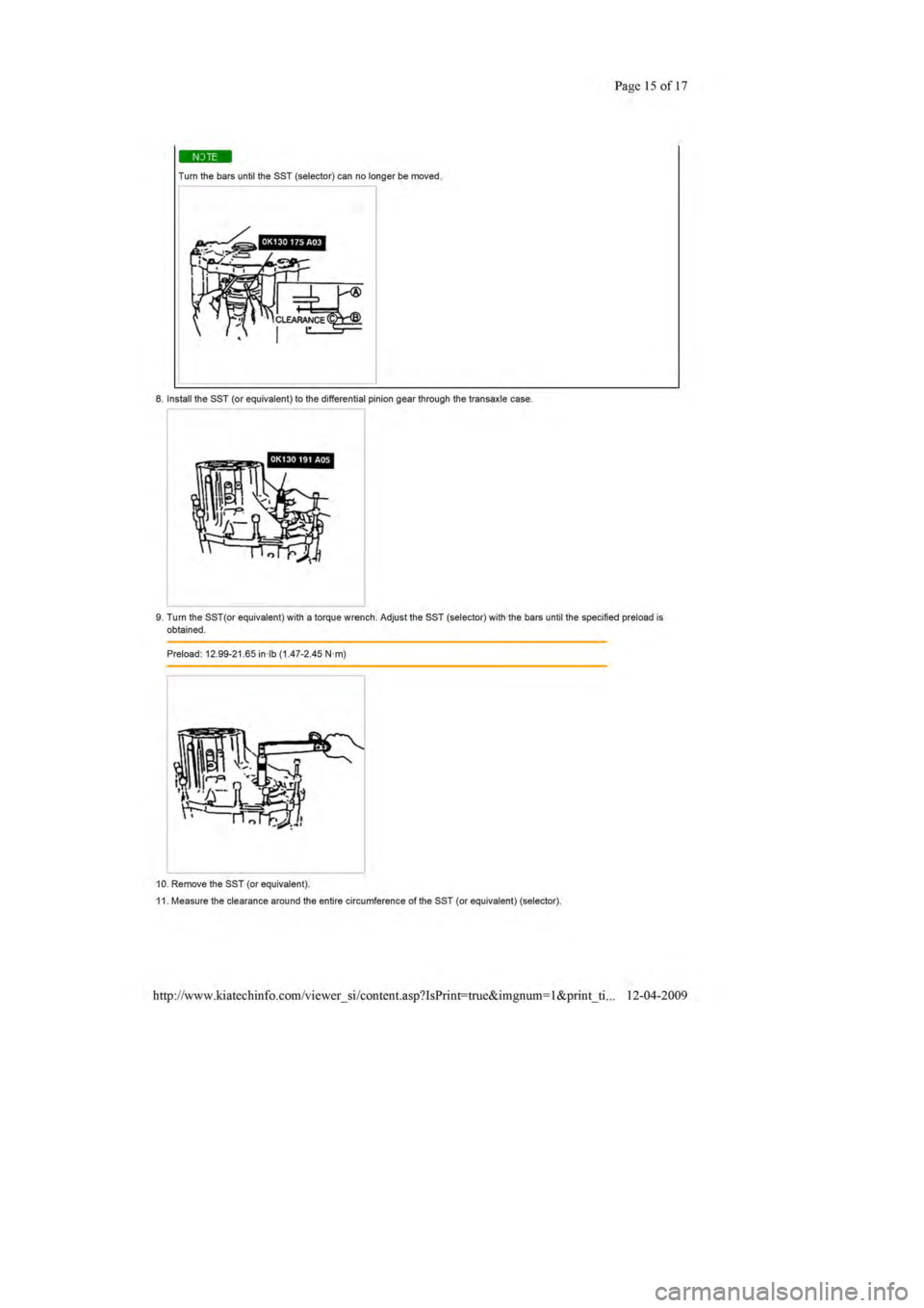 KIA SEPHIA 1996  Workshop Manual 