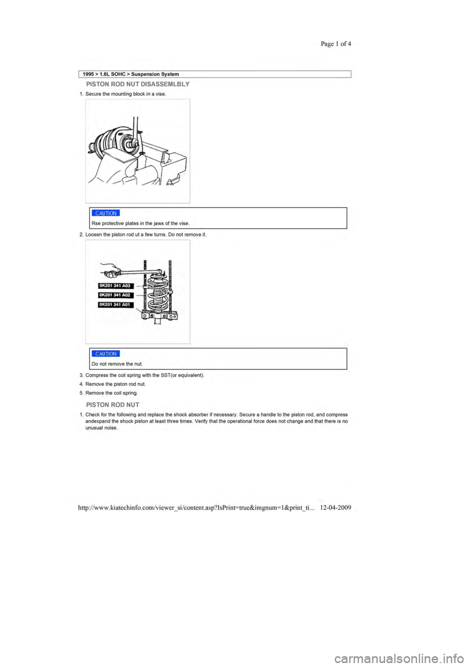 KIA SEPHIA 1996  Workshop Manual 