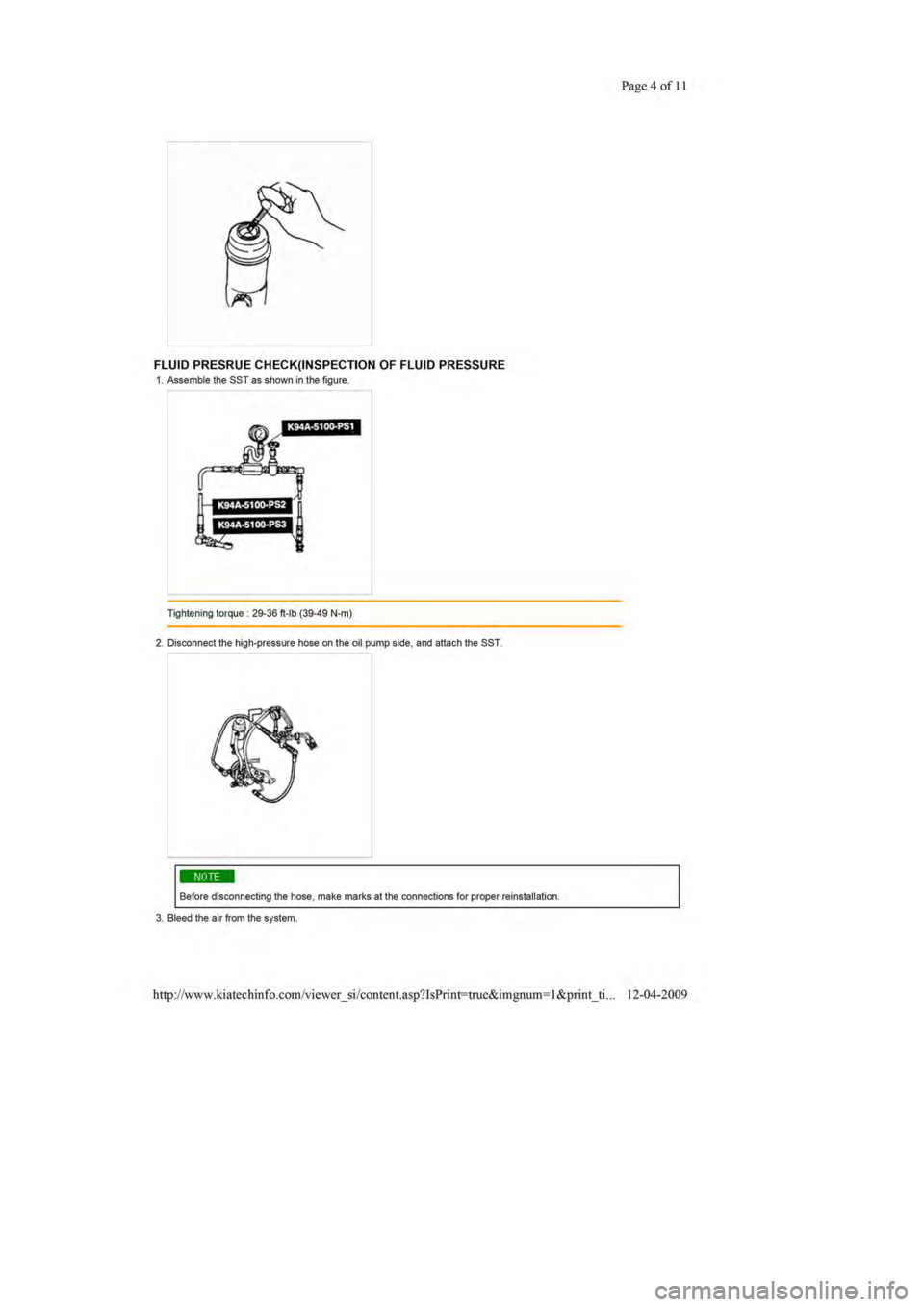 KIA SEPHIA 1996  Workshop Manual 