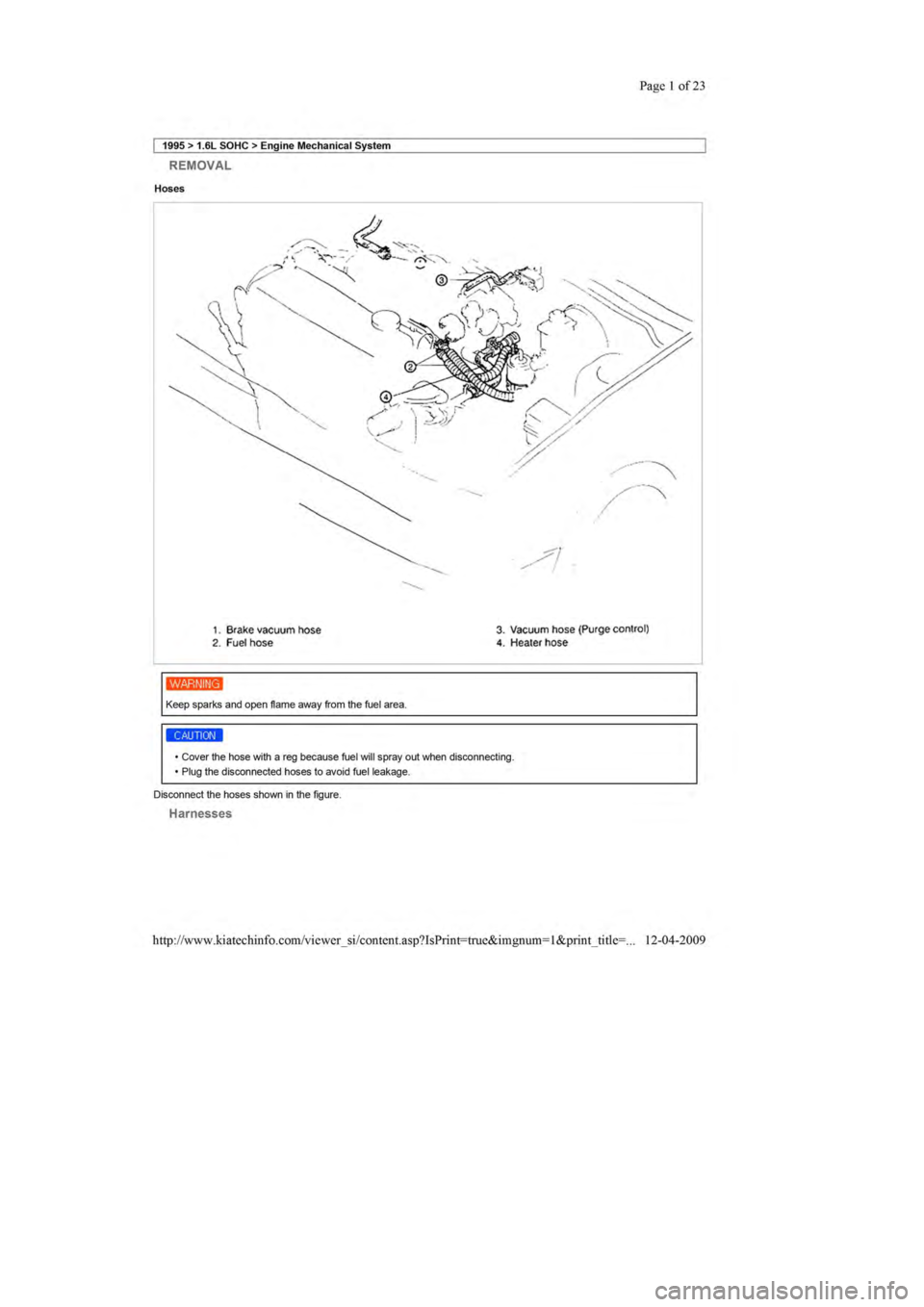 KIA SEPHIA 1996  Workshop Manual 