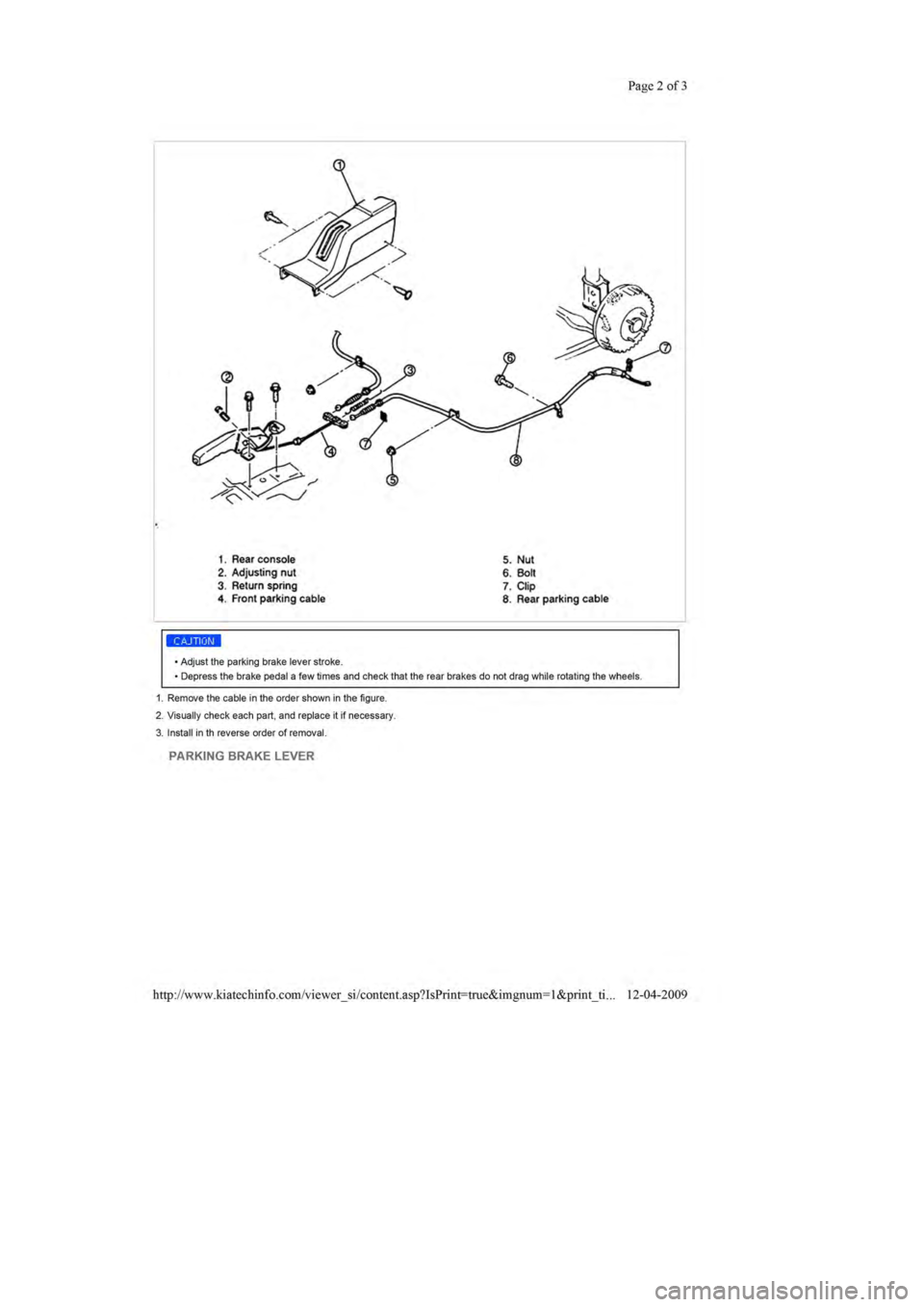 KIA SEPHIA 1996  Workshop Manual 