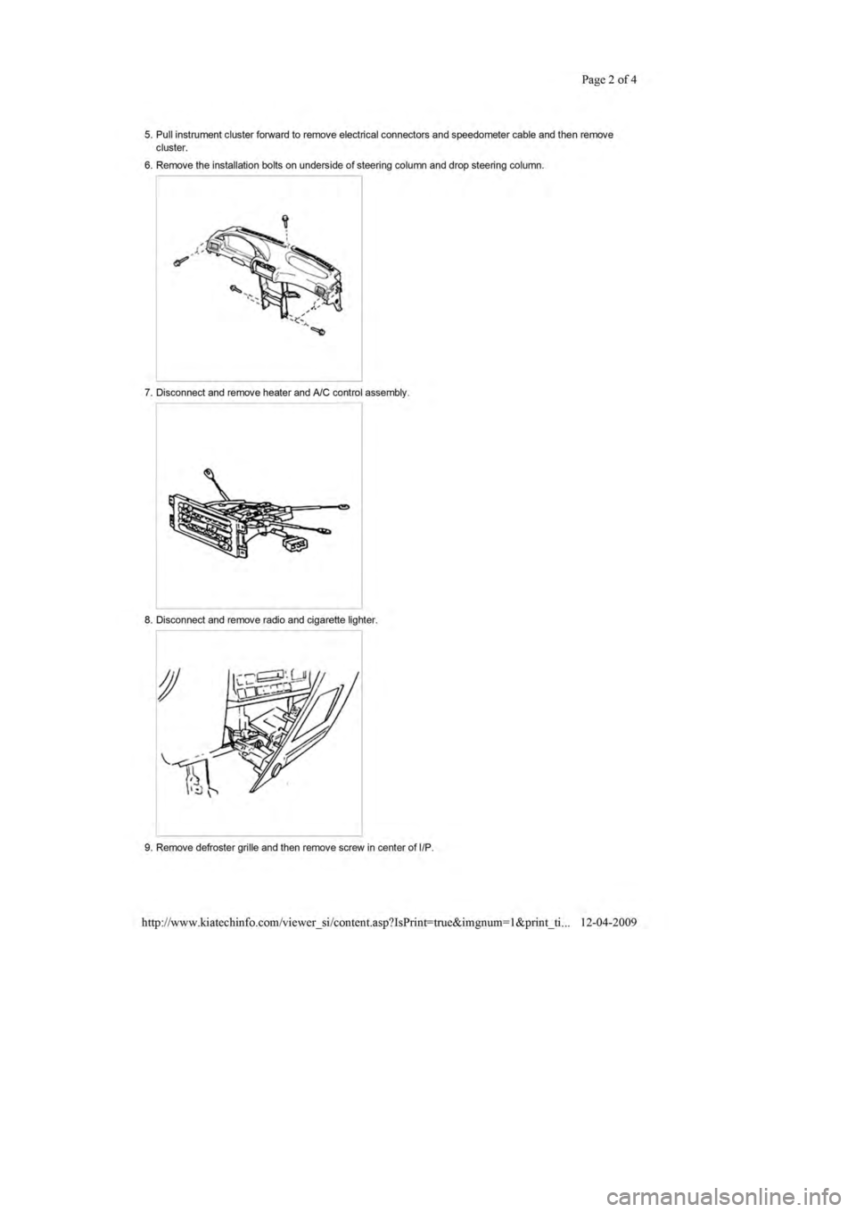 KIA SEPHIA 1996  Workshop Manual 
