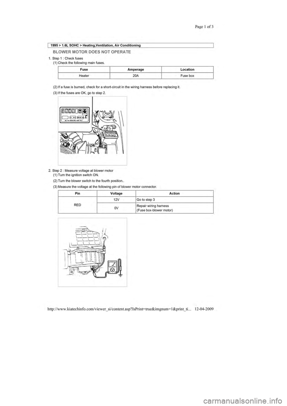 KIA SEPHIA 1996  Workshop Manual 