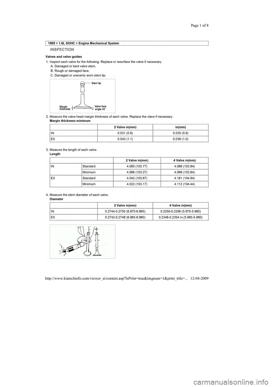 KIA SEPHIA 1996  Workshop Manual 