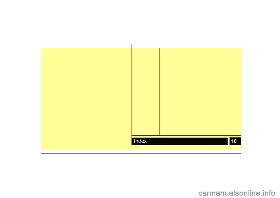 KIA AMANTI 2009  Owners Manual Index
10 