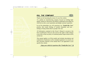 2013 KIA CEED Owners Manual