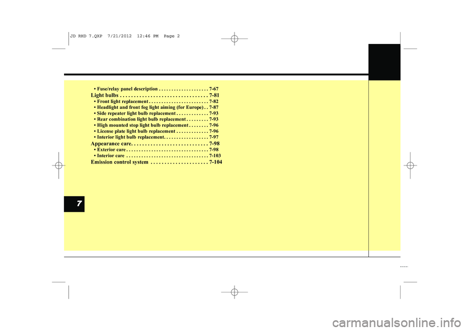 KIA CEED 2013  Owners Manual 