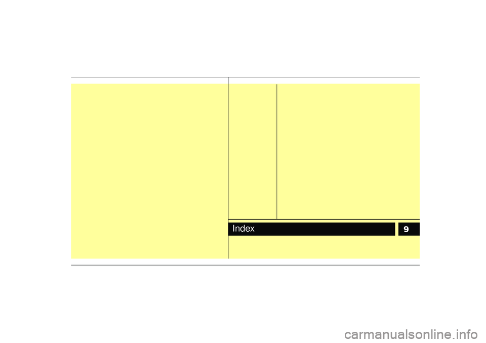 KIA RIO HATCHBACK 2007  Owners Manual 9
Index 