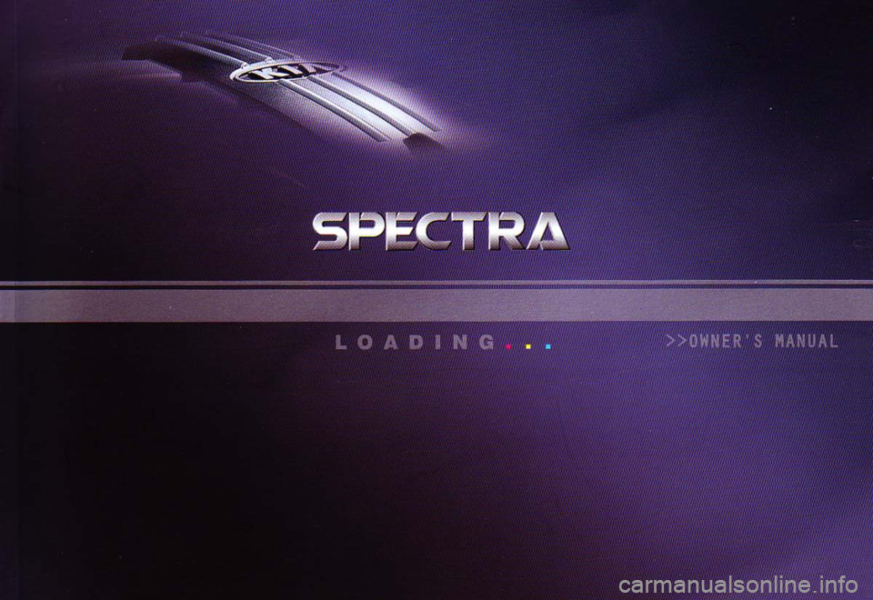 KIA SPECTRA5 2004  Owners Manual 