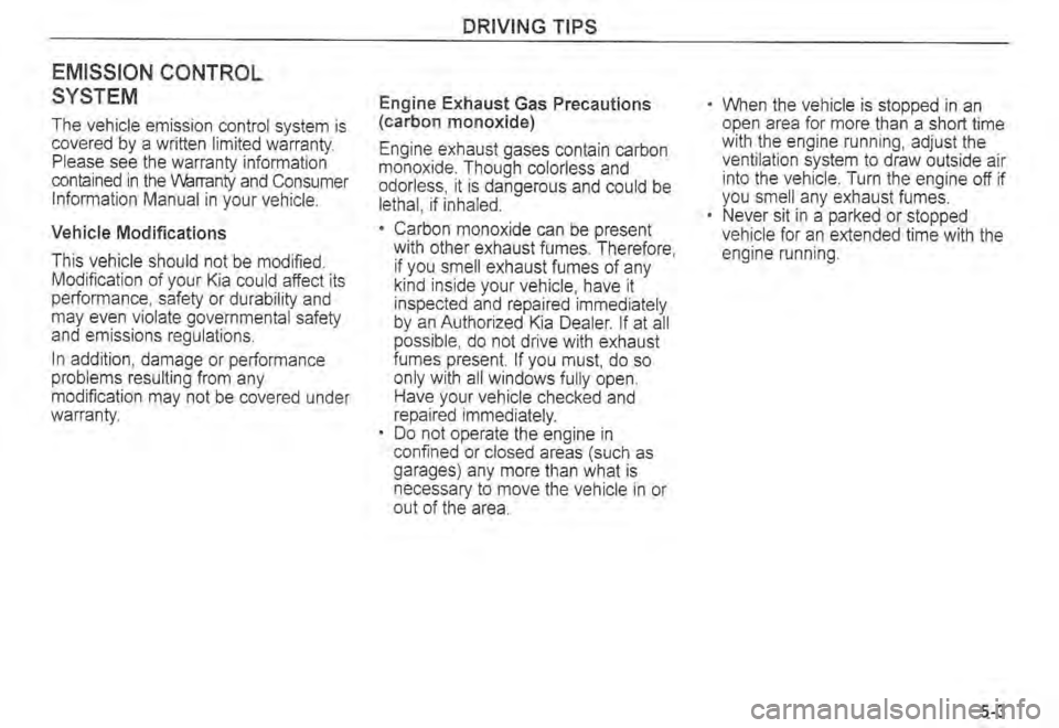 KIA SPECTRA5 2004  Owners Manual 