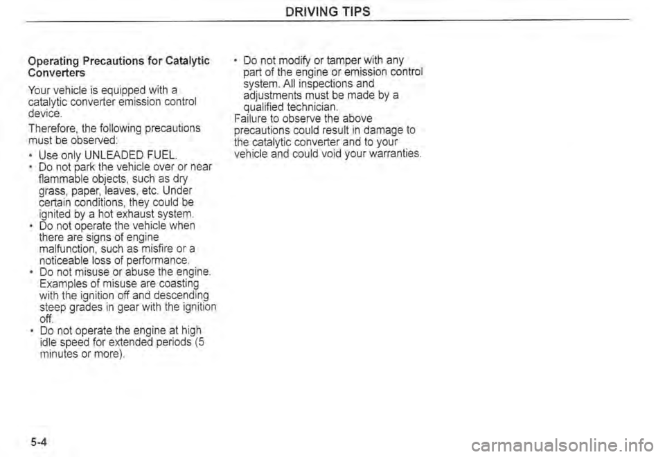KIA SPECTRA5 2004  Owners Manual 