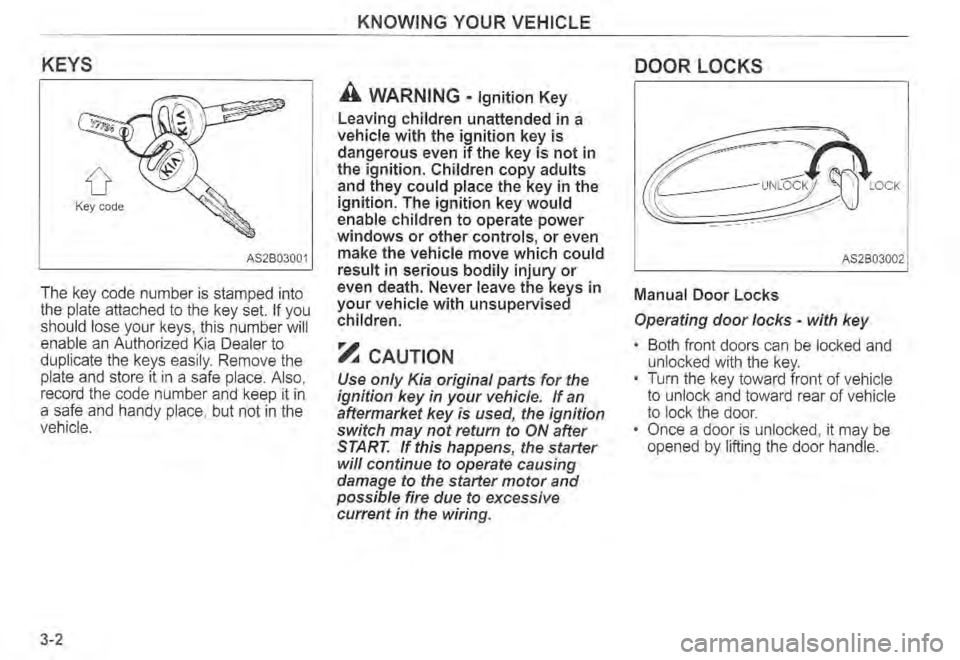 KIA SPECTRA5 2004  Owners Manual 