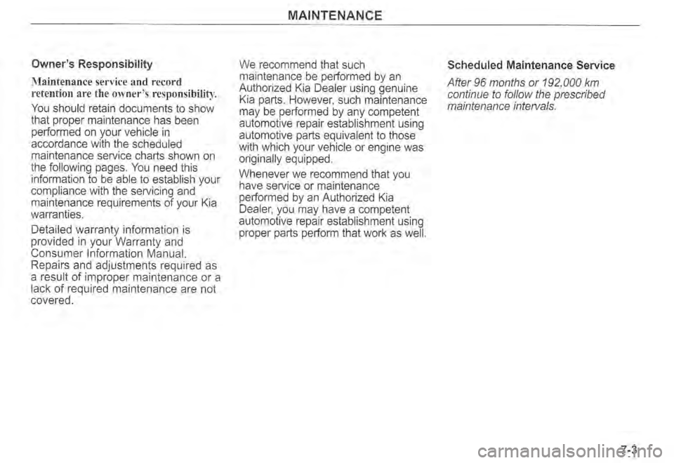 KIA SPECTRA5 2004  Owners Manual 