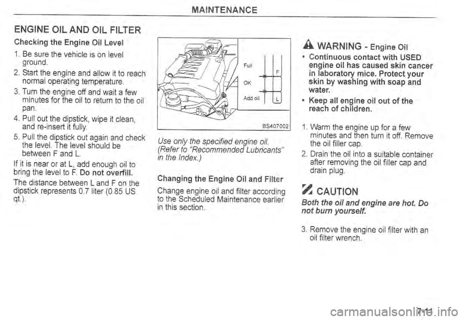 KIA SPECTRA5 2004  Owners Manual 