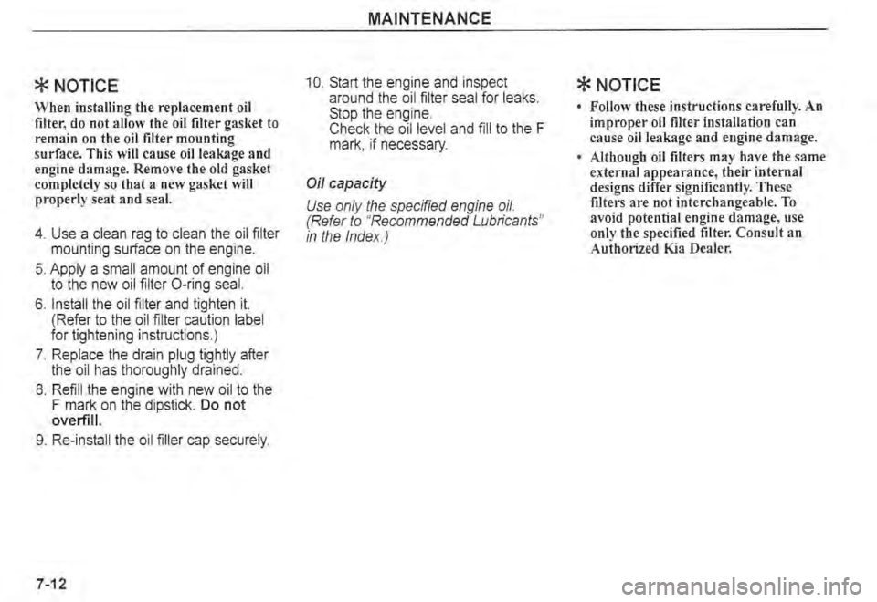KIA SPECTRA5 2004  Owners Manual 
