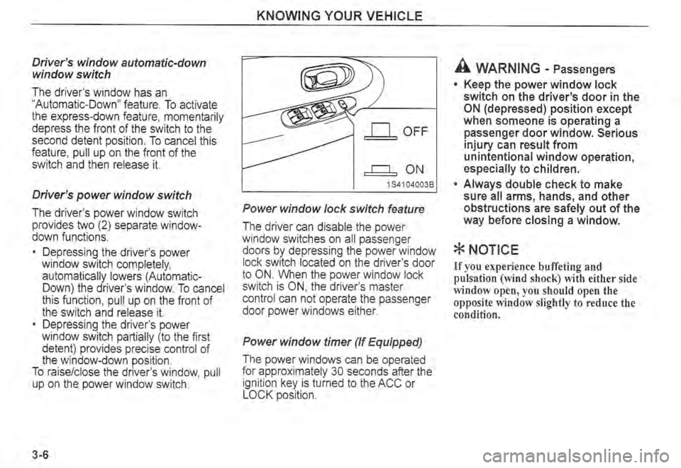 KIA SPECTRA5 2004  Owners Manual 