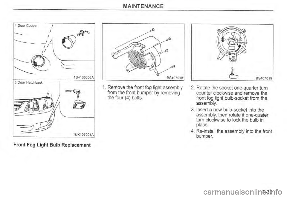 KIA SPECTRA5 2004  Owners Manual 