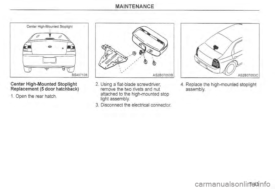 KIA SPECTRA5 2004  Owners Manual 