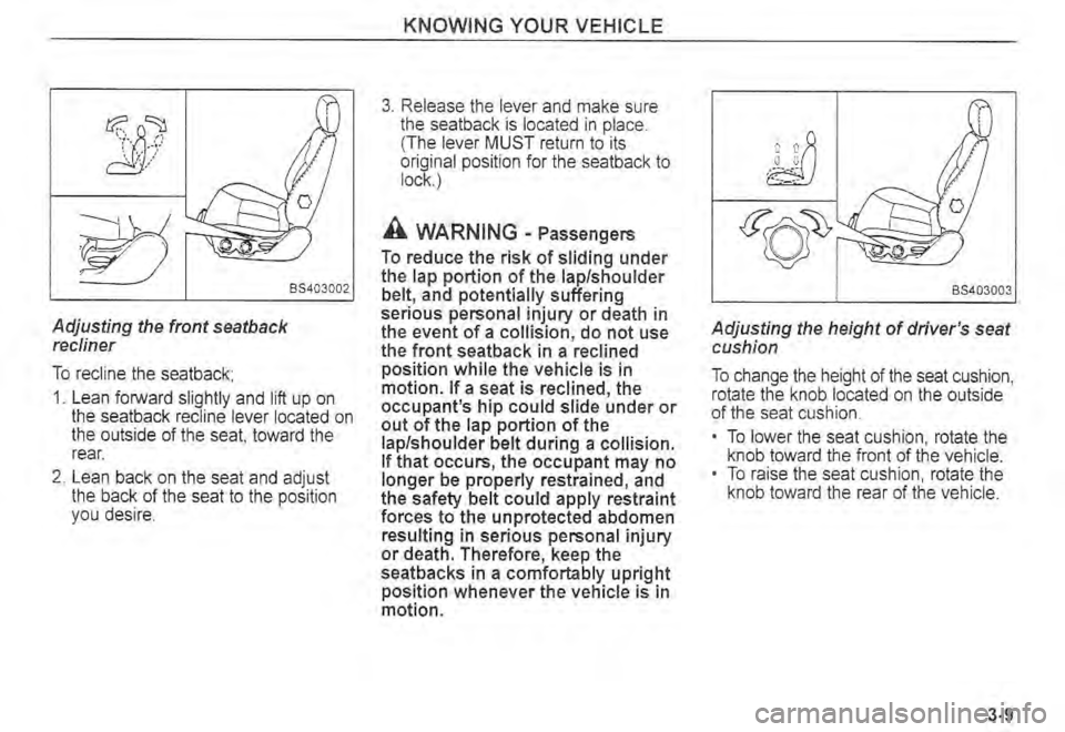 KIA SPECTRA5 2004  Owners Manual 