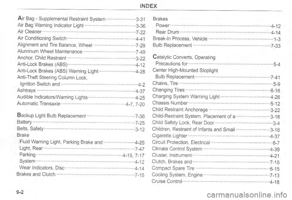 KIA SPECTRA5 2004  Owners Manual 