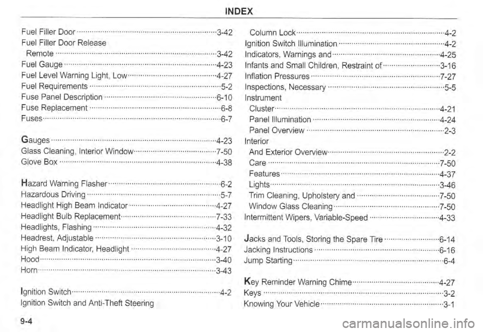 KIA SPECTRA5 2004  Owners Manual 